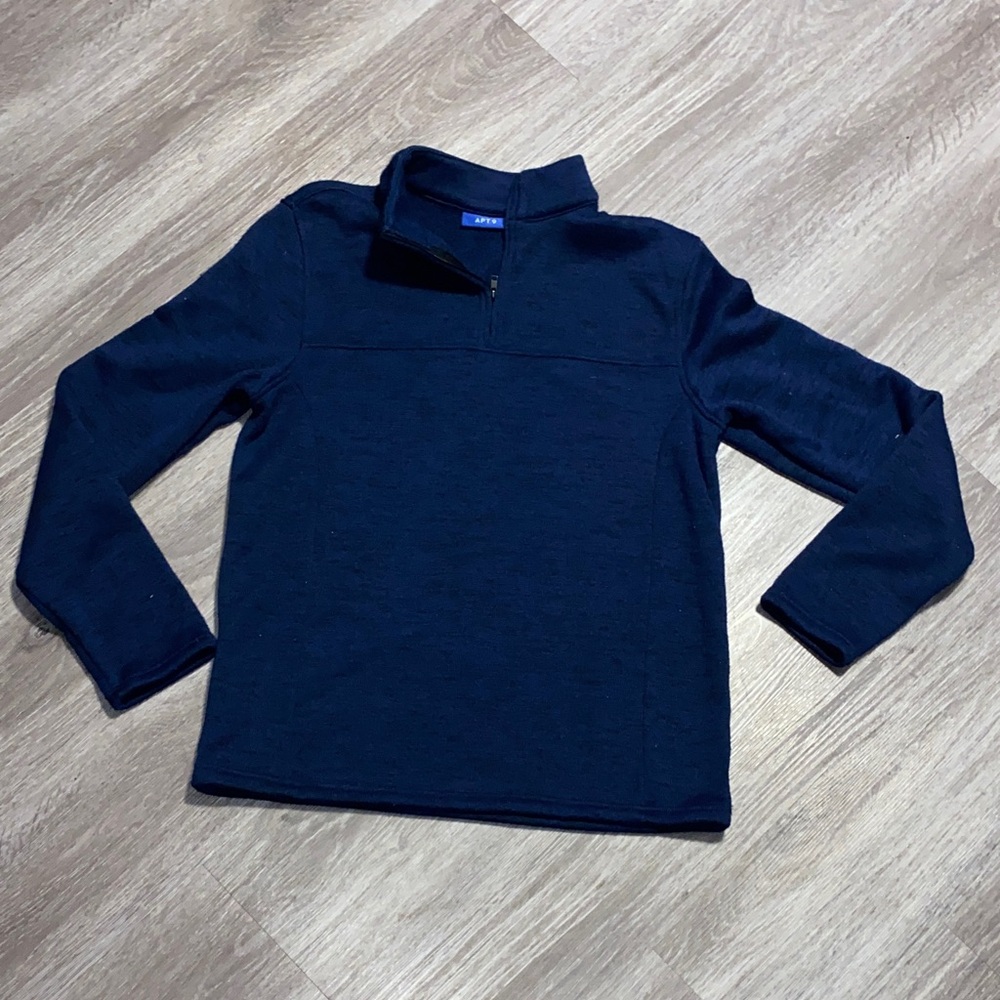 Apt. 9 Navy Blue Zip Sweater